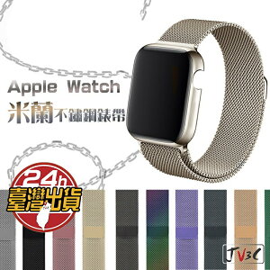 米蘭錶帶 不鏽鋼 適用 Apple watch 錶帶 7 SE 6 5 4 3 38 40 42 44 41 45mm