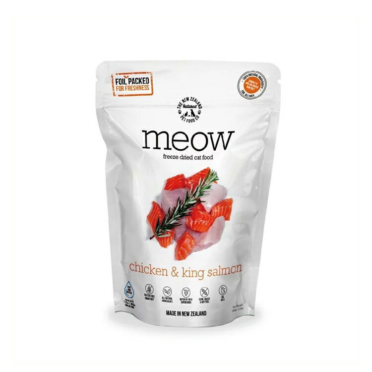 Woof & Meow 貓咪冷凍乾燥生食餐 雞肉+帝王鮭 50g / 280g