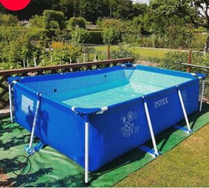 好物推薦~ 超大號兒童遊泳池 家用加厚成人支架水池充氣養魚池寵物洗澡
