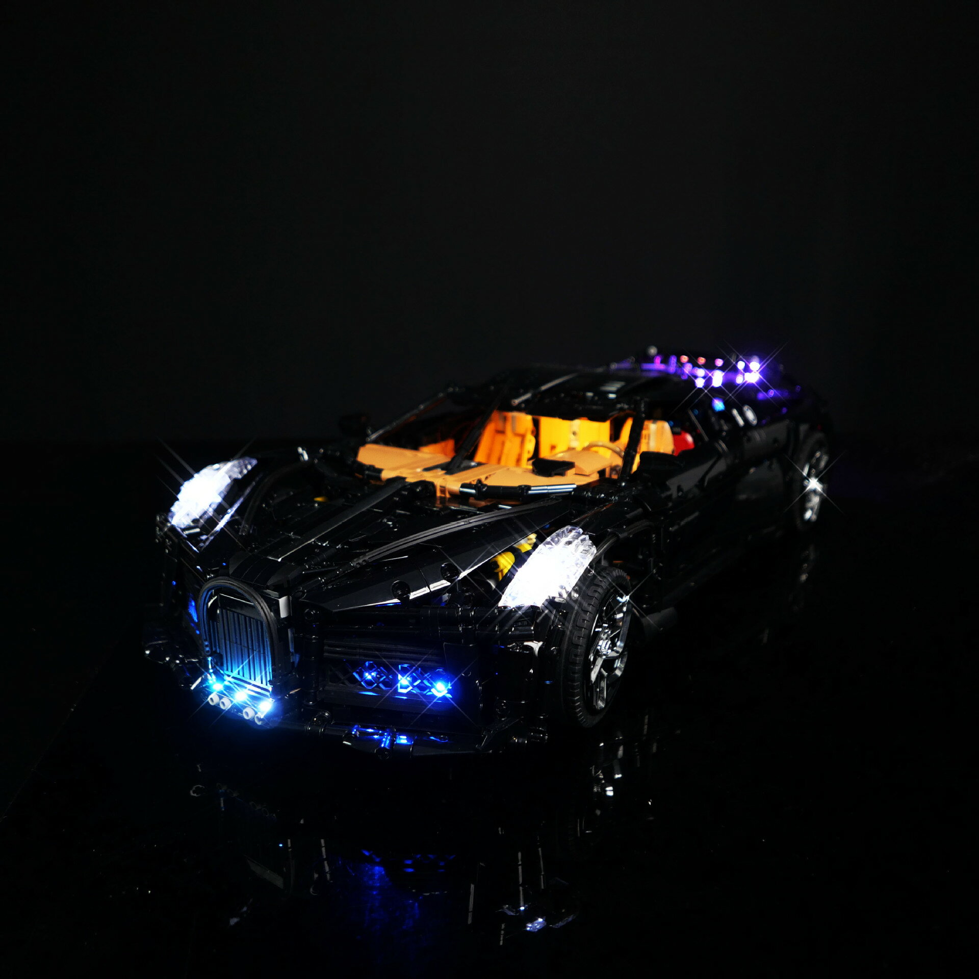 【喜挖】積木燈飾 相容樂高宇星黑夜之聲積木跑車模型DIY燈光組配件批