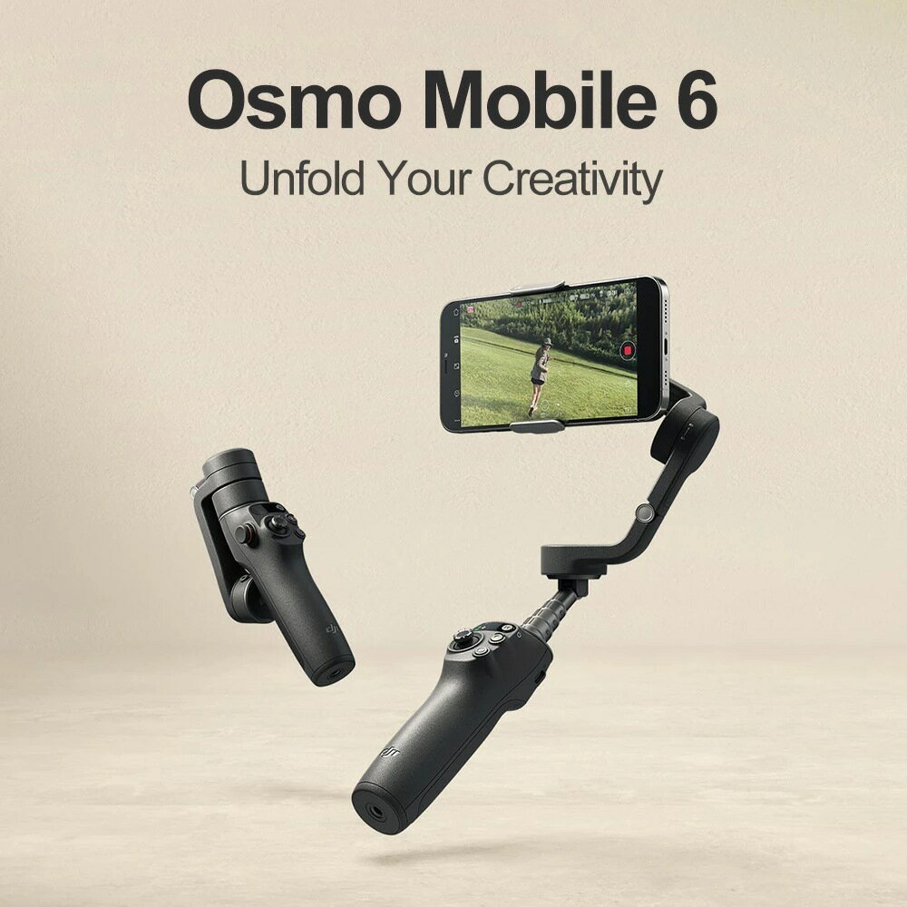 大疆 DJI Osmo Mobile 6 OM6手持雲臺穩定器 三軸智慧跟隨可伸縮【Snowbelle優選】
