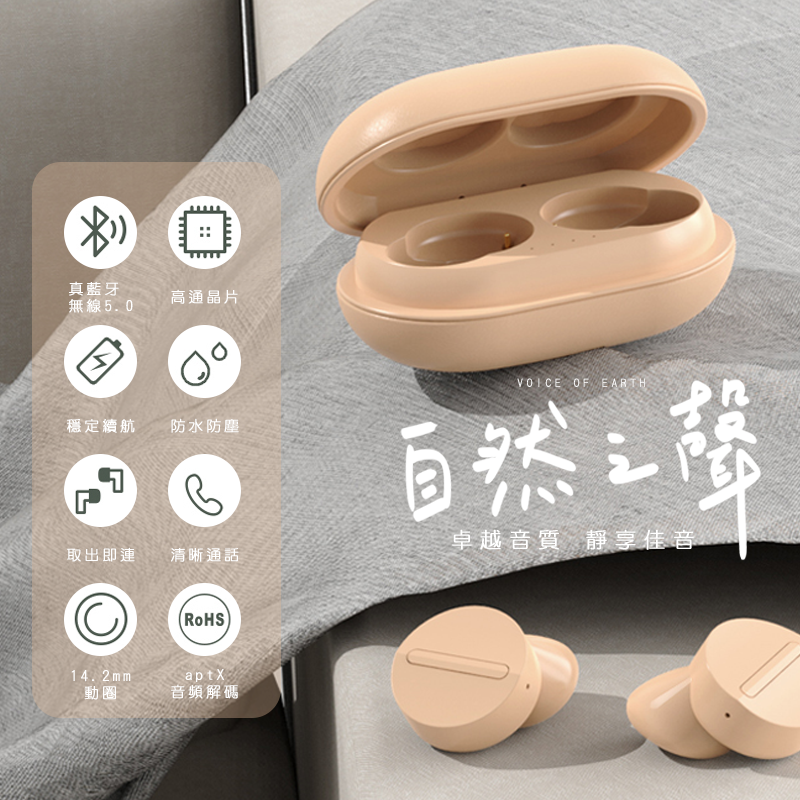 魔宴 Sabbat Vooplay 半入耳式 藍芽5.0 高通 CVC 通話 降噪 音樂 皮革質感 真無線