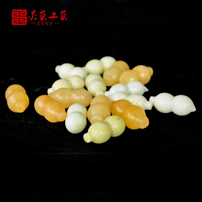 純天然米黃玉石花生重生生生不息隨葬擺件長壽多子多孫