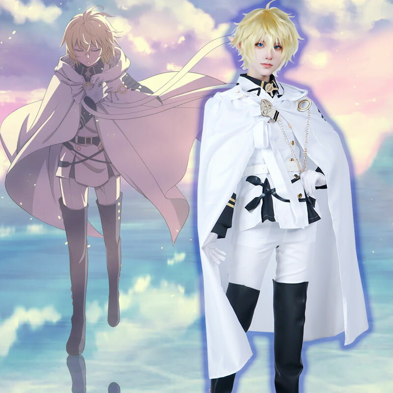【臺灣公司優質服務】終結的熾天使cosplay衣服二次元動漫服百夜米迦爾cos全套男戰鬥服