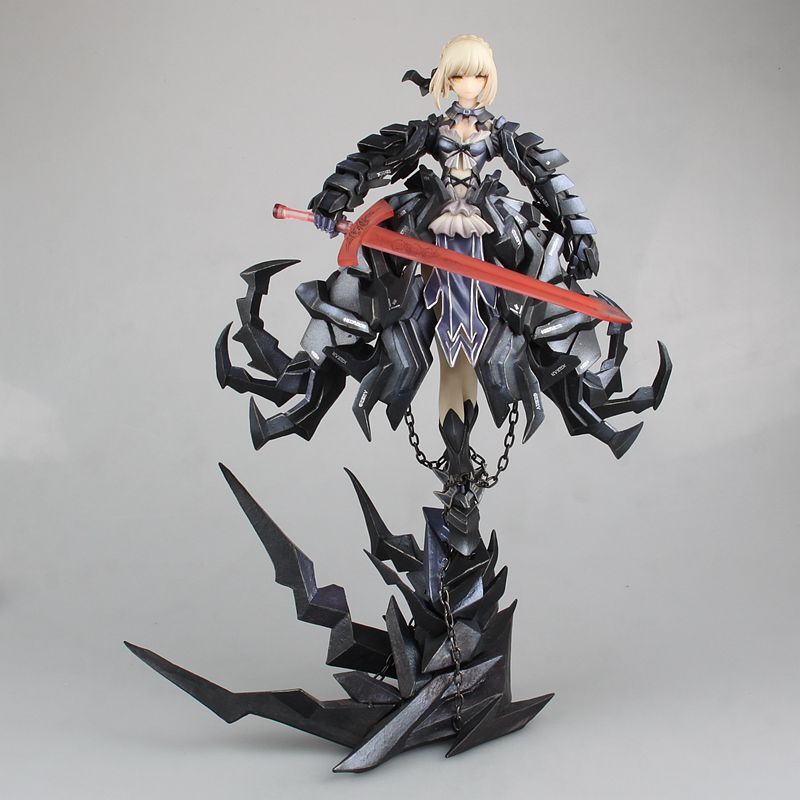 Fate FGO 一代 黑塞巴 Saber Huke 盒裝手辦 擺件 模型