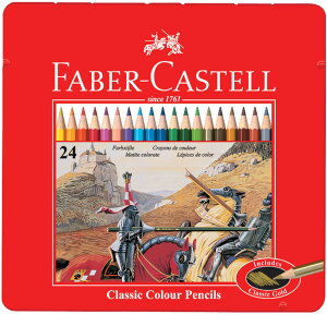 FABER-CASTELL輝柏 紅色系 油性彩色鉛筆-24色(115845)