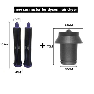 戴森 DysonAirwrap 造型器配件, 卷和形狀捲髮工具紫色的捲發桶和適用於 器