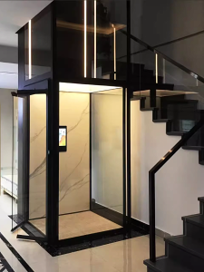 奧森家用小型電梯別墅躍層復式二層升降平臺生產工廠液壓曳引自動