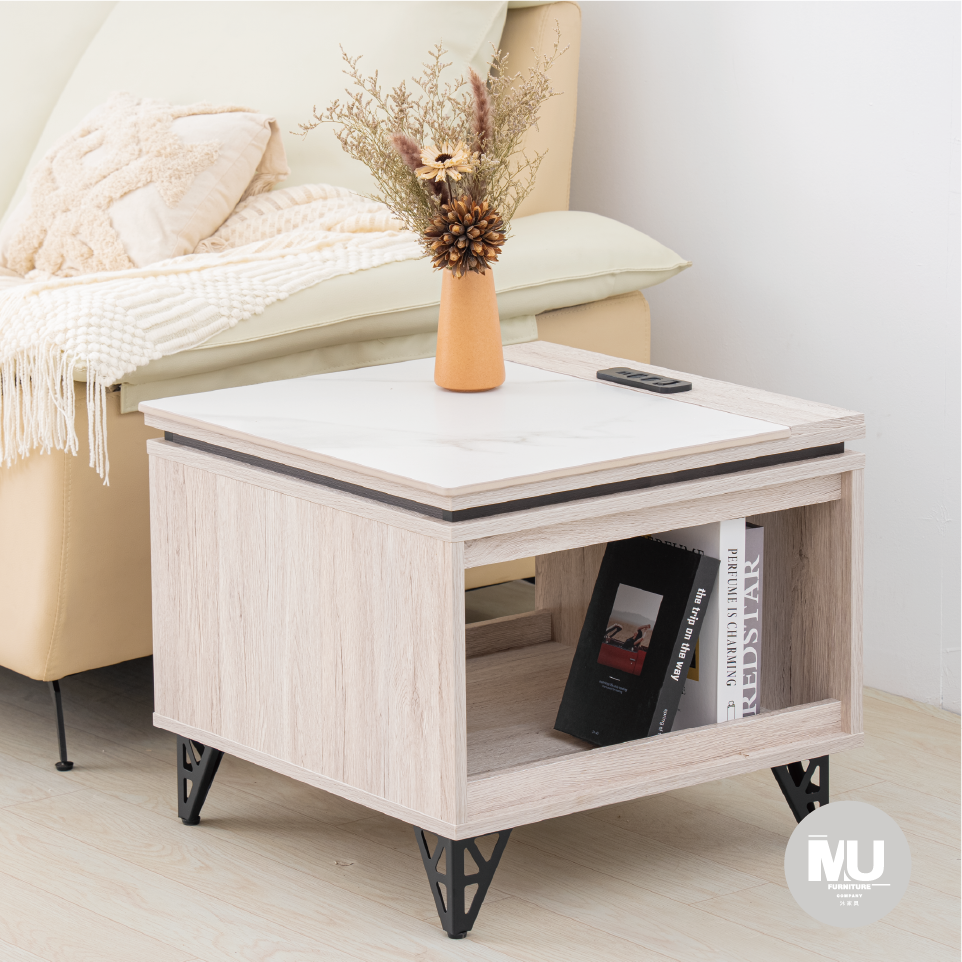 【沐傢俱Mufurniture】Dangdang白榆木小茶几/客廳/收納/充電