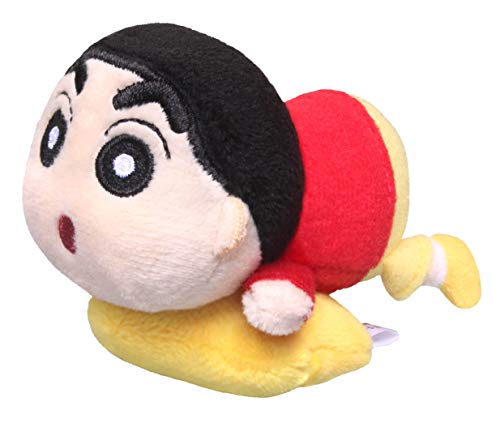 【震撼精品百貨】蠟筆小新 Crayon Shin-chan~蠟筆小新造型絨毛夾-趴*83364