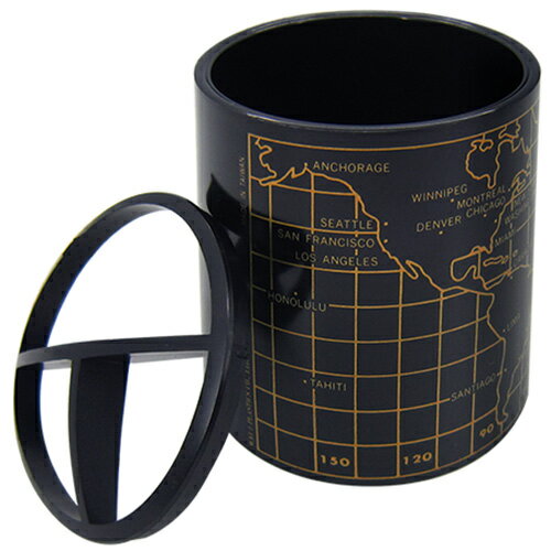 【史代新文具】WIP IP01 黑 地圖筆筒 (小)