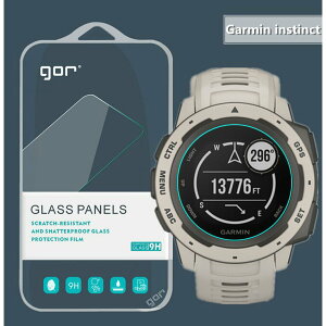 【eYe攝影】現貨 Garmin instinct 本我 本能 2片裝 gor 鋼化玻璃保護貼 9H 玻璃貼 鋼膜 手錶