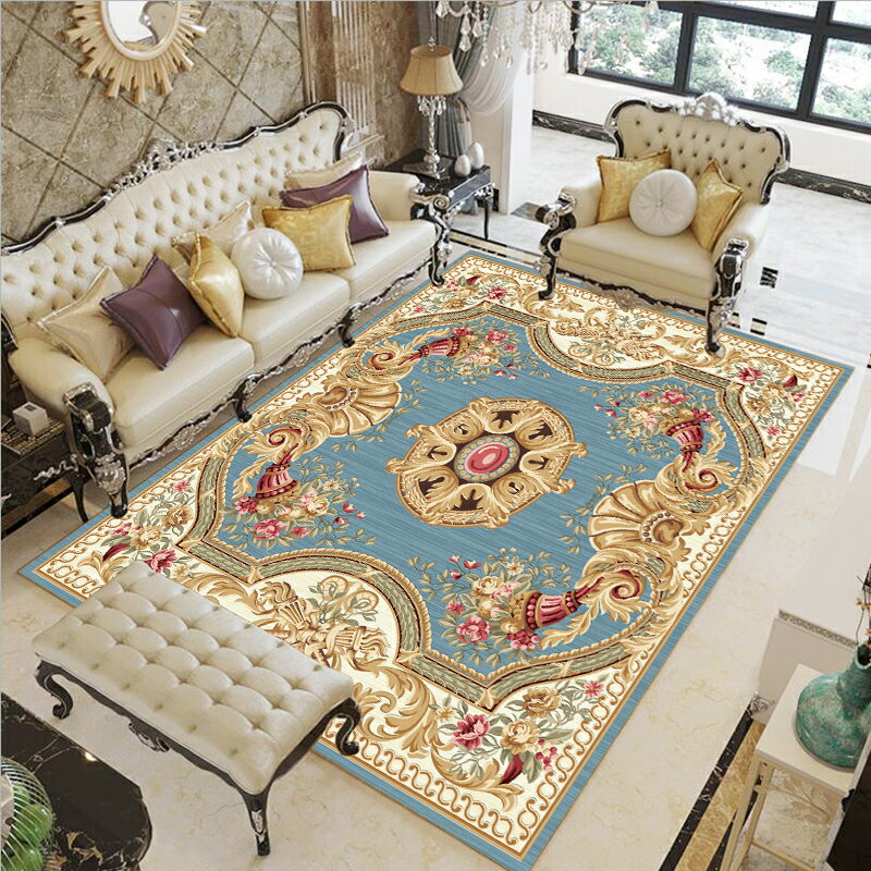 客廳地毯茶幾毯臥室輕奢地毯家用歐式美式地毯簡約現代大面積