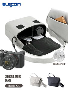 elecom日本索尼A7單反相機包單肩包單反休閑防水包佳能尼康斜挎攝影包微單包便攜收納包