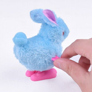 發條毛絨兔子玩具♠極有家♠