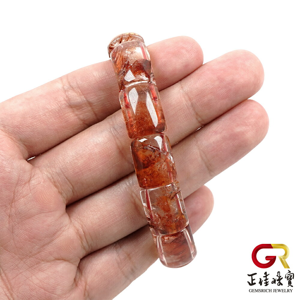 天然石リング　錦鯉膠花水晶　オレンジレッド　15*11mm SV925刻印 天然石リング 高品質ガーネット 赤 高透明 9mm SV925刻印 - メルカリ