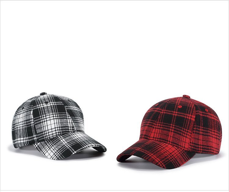 FIND 韓國品牌棒球帽 男 街頭潮流 棉質條紋格子 嘻哈帽 街舞帽 太陽帽 鴨舌帽