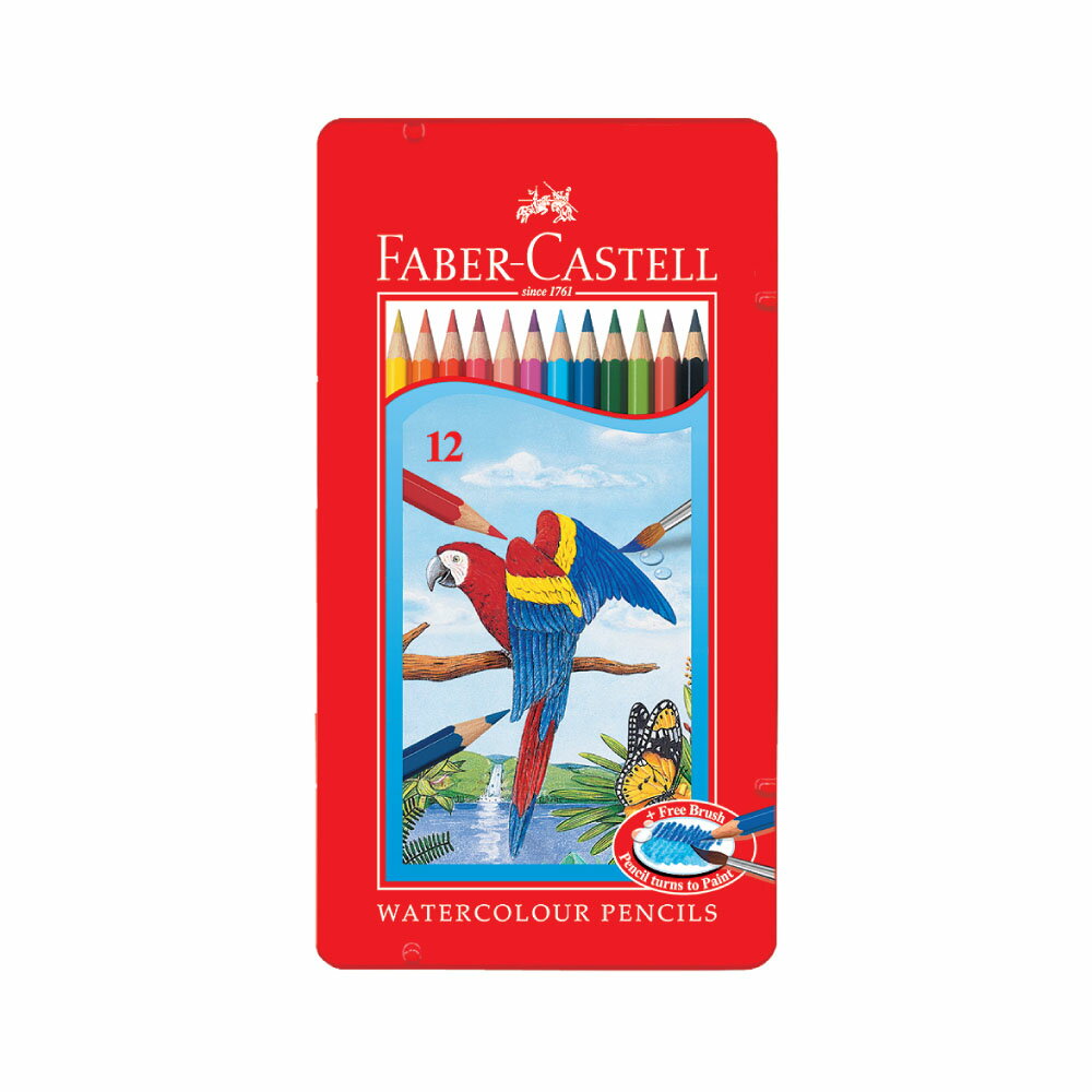 Faber-Castell輝柏 紅色系 水性彩色鉛筆-12色(115913)