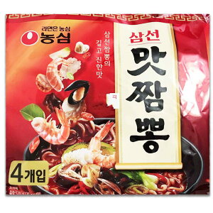【首爾先生mrseoul】韓國 農心魷魚炒碼海鮮湯麵 4包 130g x 4包