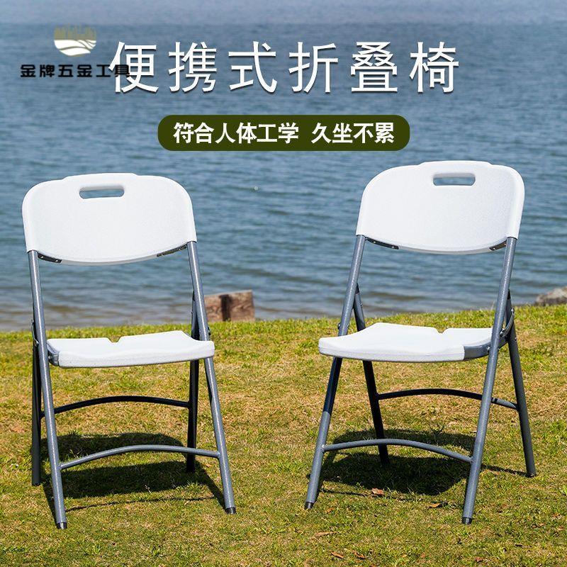 塑膠 折疊椅子 家用 加厚成人便攜靠背凳子辦公 會議椅 現代 簡約 學生椅[DD0321002]