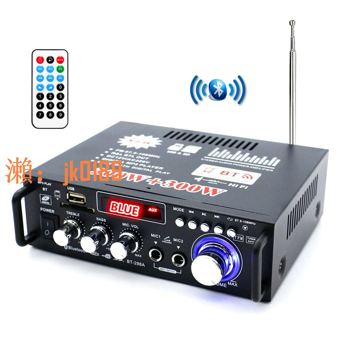 【台灣公司】BT-298A音訊放大12V220V110VBT-699D音響功放機