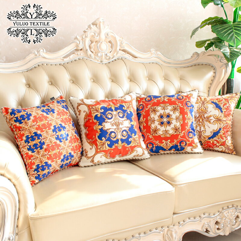 羽羅歐式抱枕靠墊古典美式沙發靠枕套宮廷巴洛克客廳靠包北歐輕奢