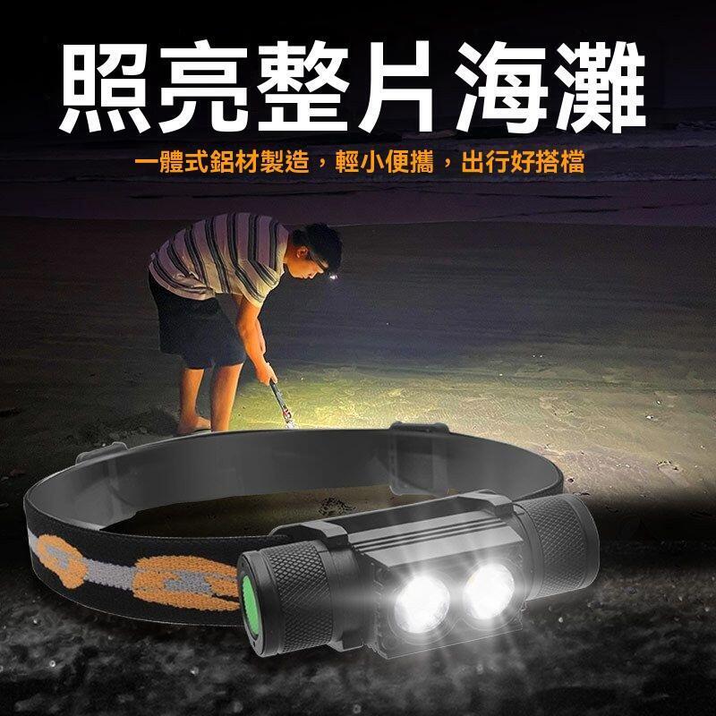 LED頭燈 強光頭燈 伸縮頭燈 魚眼頭燈 原裝H02A強光充電礦燈輕便頭戴式強光頭燈跑步登山夜釣騎行可充電