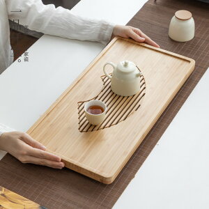 茶盤竹制干泡盤儲水式功夫茶具家用簡約日式創意排水托盤茶臺茶海