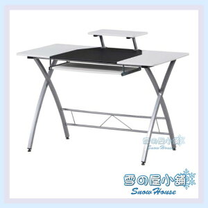 ╭☆雪之屋居家生活館☆╯R123-05 布萊恩電腦書桌(黑/白)/工作桌/書桌/DIY自組