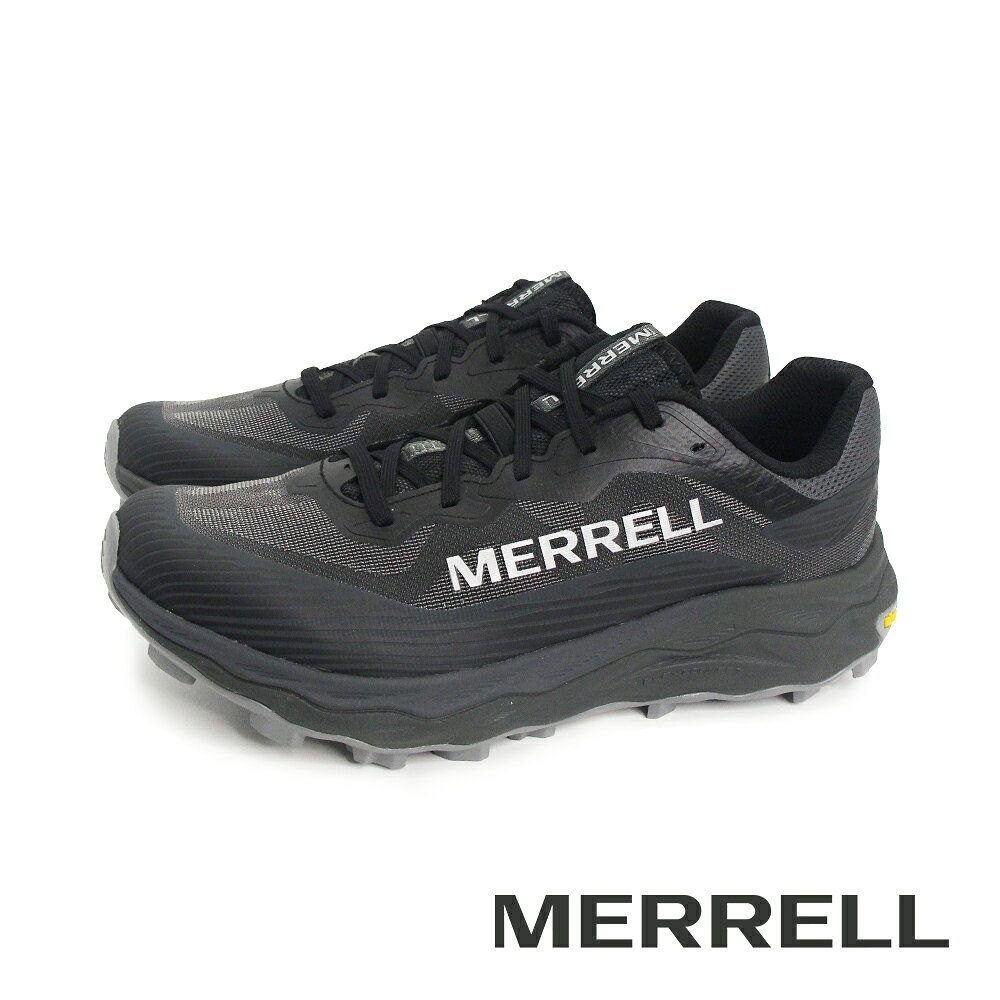 MERRELL(男)AGILITY PEAK 6 輕量戶外越野訓練鞋 男鞋-寬楦黑色