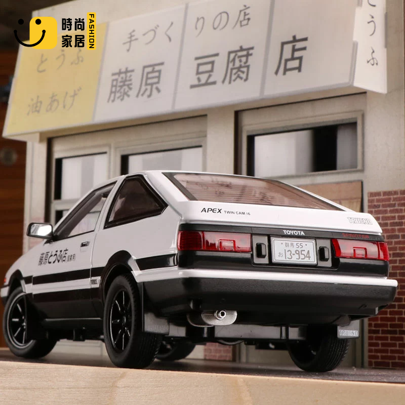 ae86車模頭文字D模擬合金汽車模型藤原豆腐店男生禮物擺件玩具車702