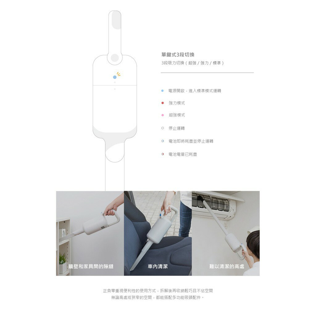 【折300+10%回饋】【正負零 ±0 】XJC-Y010 無線吸塵器 手持吸塵器 吸塵器【JC科技】 5