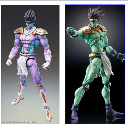 JOJO的奇妙冒險超可動白金之星 空條承太郎替身可動動漫模型