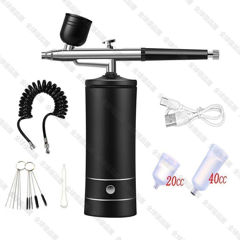 【全球優品匯】【噴槍 噴筆槍 美甲噴槍 迷你便攜充電電動油漆噴筆 氣泵彩繪上色 模型手辦 噴塗美甲噴槍套裝
