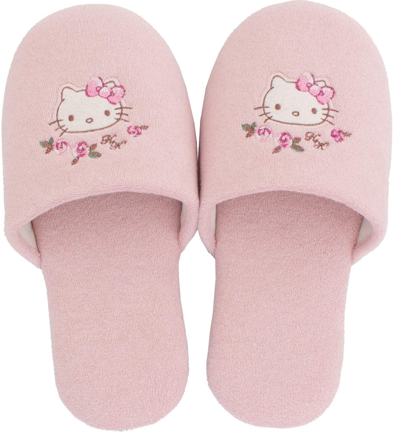 【震撼精品百貨】凱蒂貓 Hello Kitty~日本SANRIO三麗鷗 KITTY 室內拖鞋 毛絨拖鞋25CM(粉)*32691