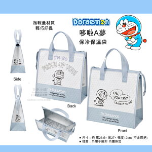 日本直送 哆啦A夢 保冷保溫袋 不織布超輕量材質 午餐袋 手提袋 外出袋 萬用袋 輕量好提