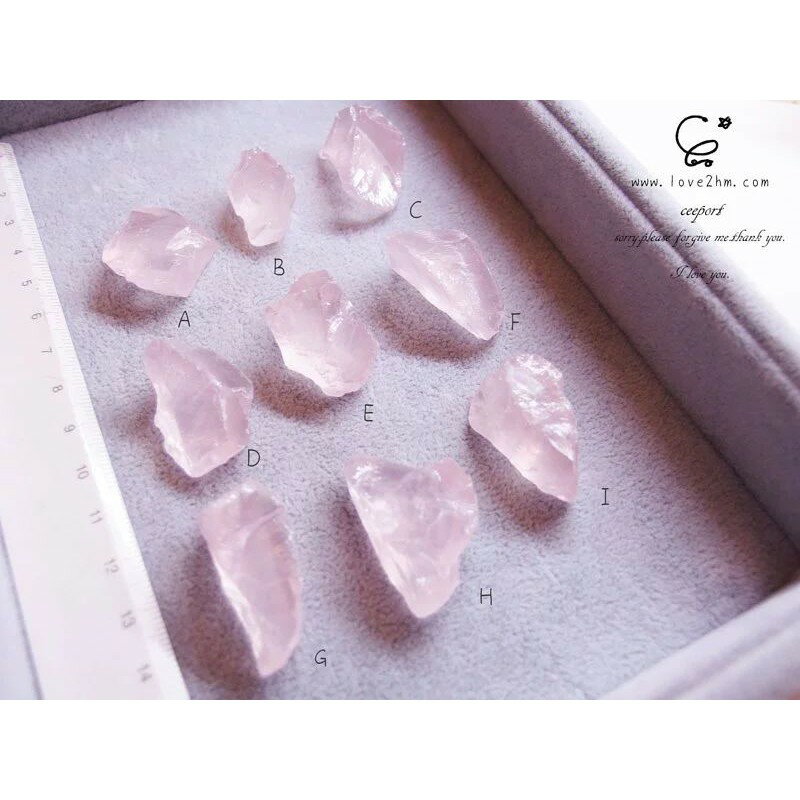 粉晶原石 5201/粉晶 /水晶飾品/ [晶晶工坊-love2hm]