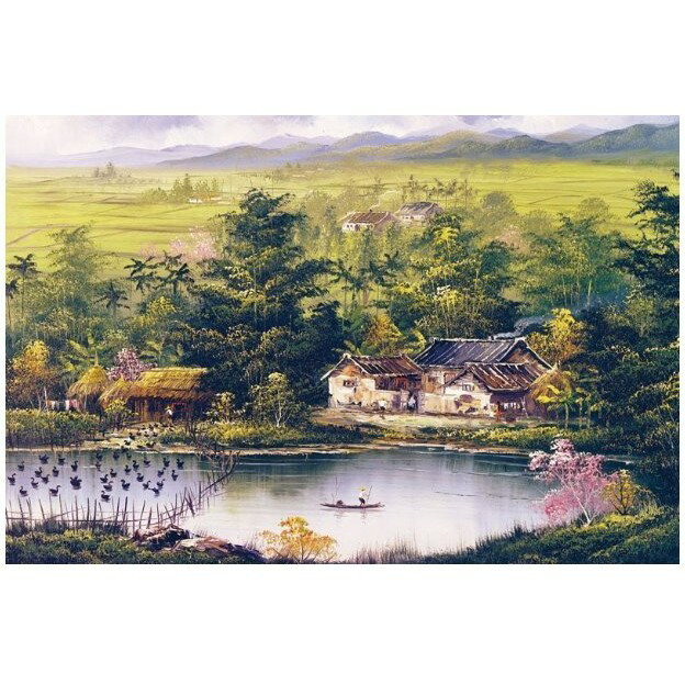 HC-臺灣製1000片優質夜光拼圖 藝術創作系列-記憶臺灣 1000-018N