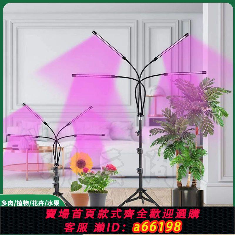 【臺灣公司 可開發票】落地植物補光燈全光譜家用大功率多肉防徒長上色燈草莓蔬菜生長燈