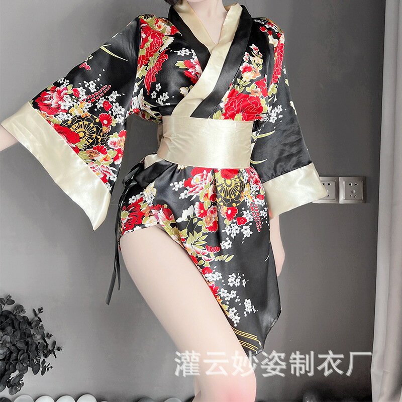林林婷新款日式和服誘惑性感情趣內衣可愛俏皮角色扮演一件代發424