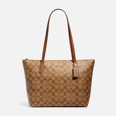 Tote 2025 zip coach