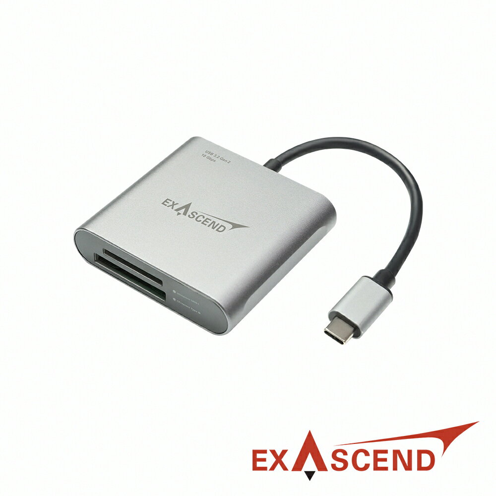 限時★.. Exascend CFexpress Type B/SD 二合一讀卡機 (USB Type-C 介面) 公司貨【夏日限時 全館點數5倍送】