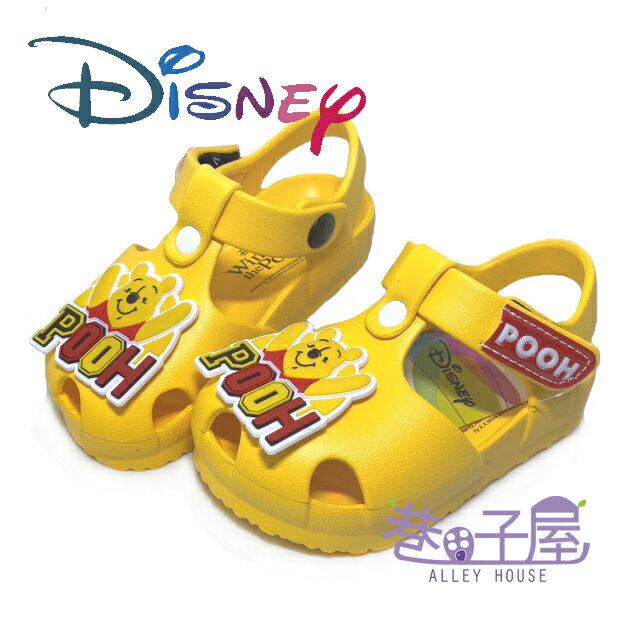 DISNEY迪士尼 童款小熊維尼包趾防水超輕量涼鞋 [520129] 黃 MIT台灣製造【巷子屋】