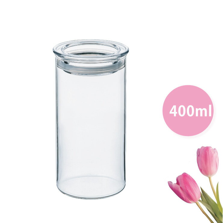 HARIO 簡約玻璃保鮮罐 400ml／SCN-400T