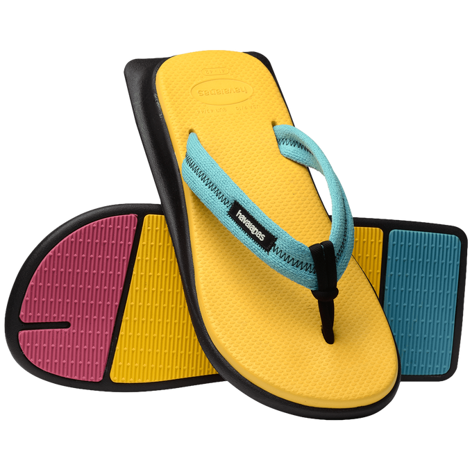 havaianas 哈瓦士 巴西人字拖 男款/女款 Tradi Zori 木屐 黃黑 涼鞋 拖鞋 夾腳拖 海灘鞋＊夏日微風＊