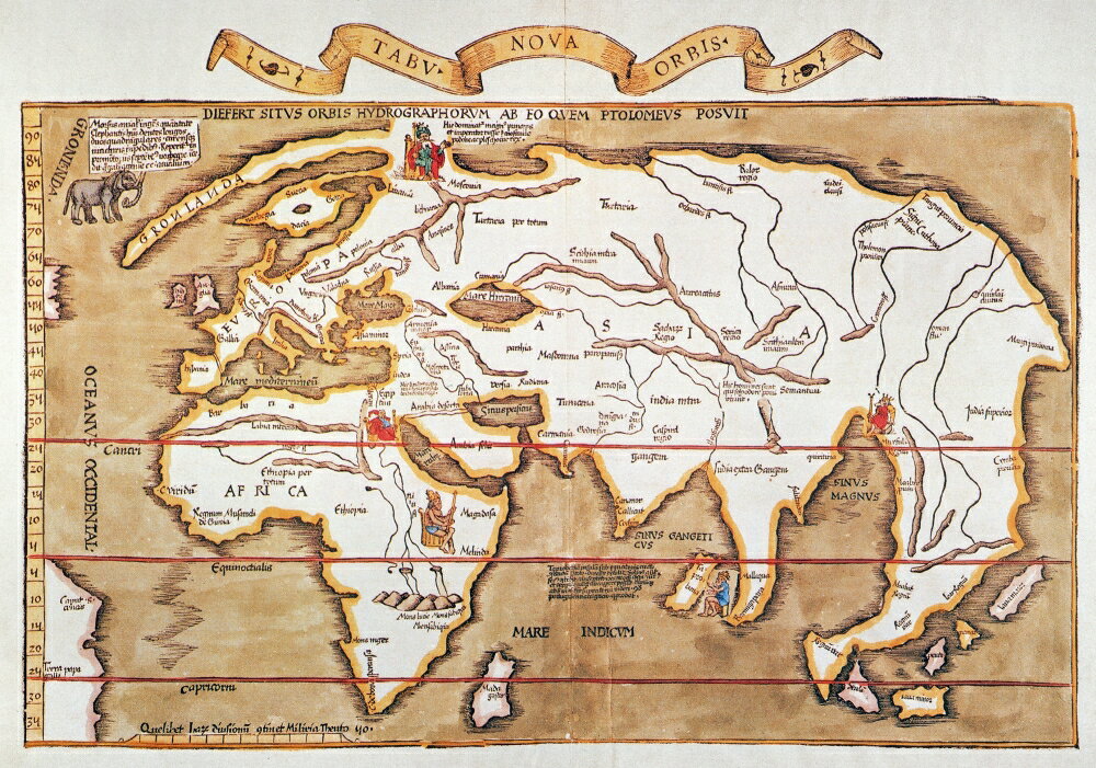 Posterazzi Waldseemuller World Map Nmap Of The World By Martin   11dae8a8b054ab3a2959ed 