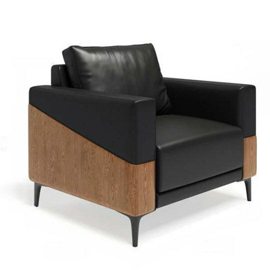 免運 快速出貨簡約辦公沙發商務接待室會客室皮質三人位沙發組合辦公室沙發 0