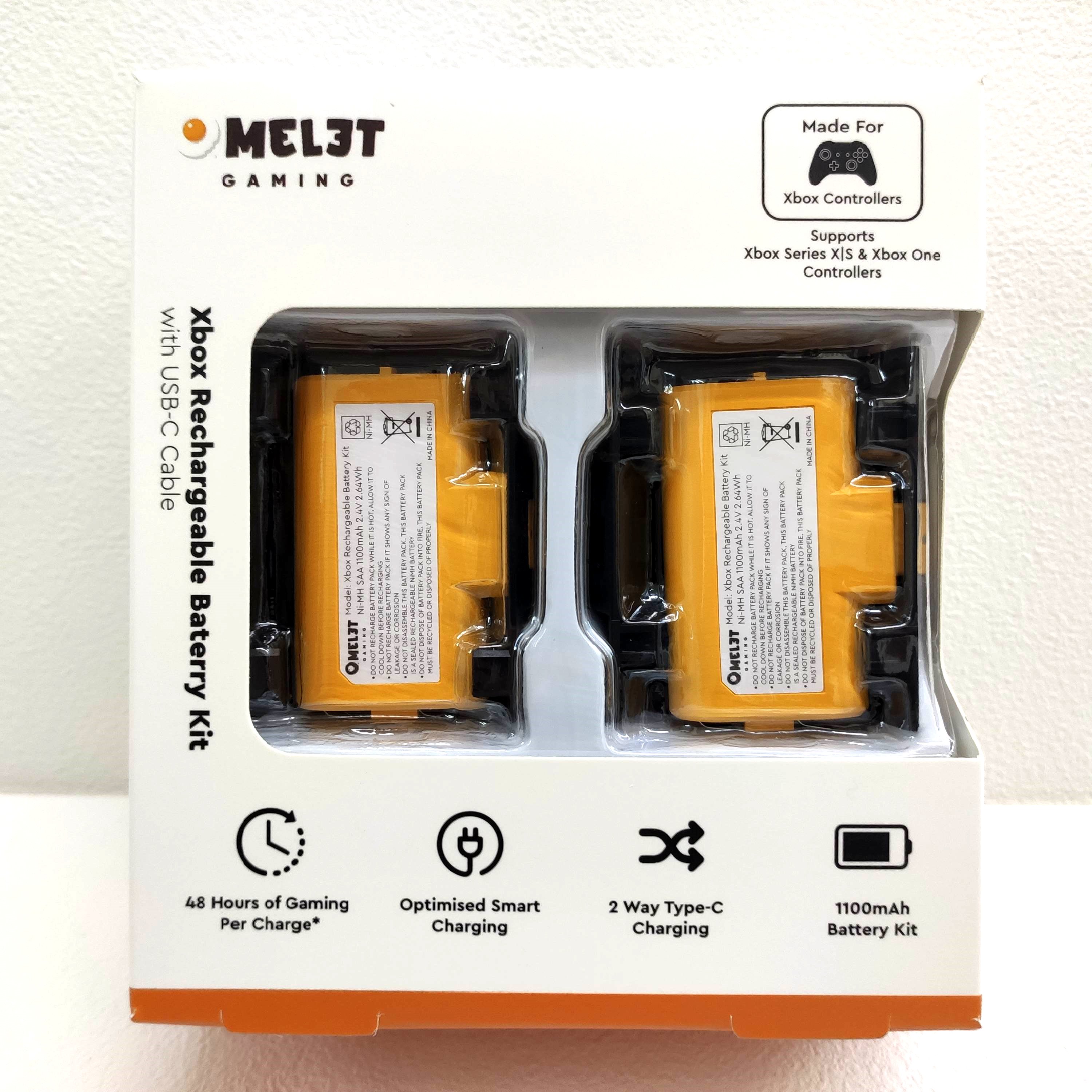 MEL3T Xbox Series S/X One 遊戲控制器 充電電池組 雙電池組 (現貨)