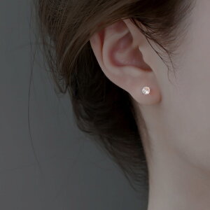 925純銀仿鉆石耳釘女年新款潮耳環小眾設計感超閃鋯石ins耳飾