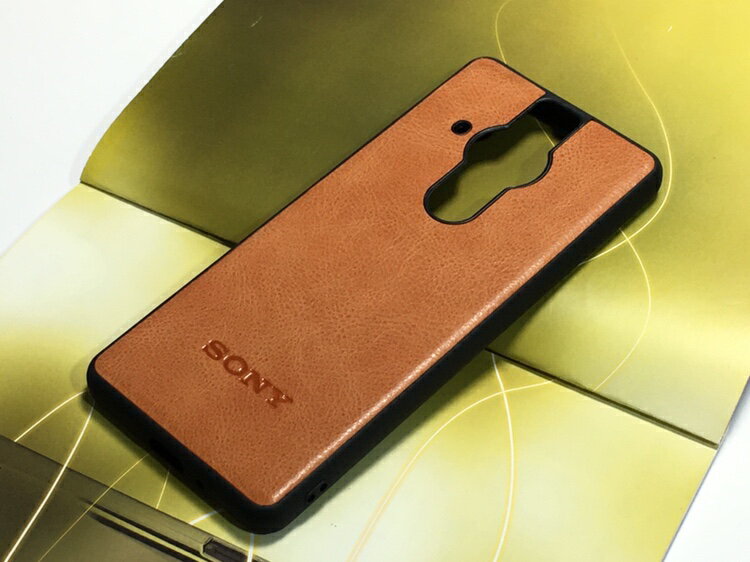 適用索尼pro-i手機殼真皮套超薄防摔xperia pro-i保護全包 XQ-BE72個性定製網紅套
